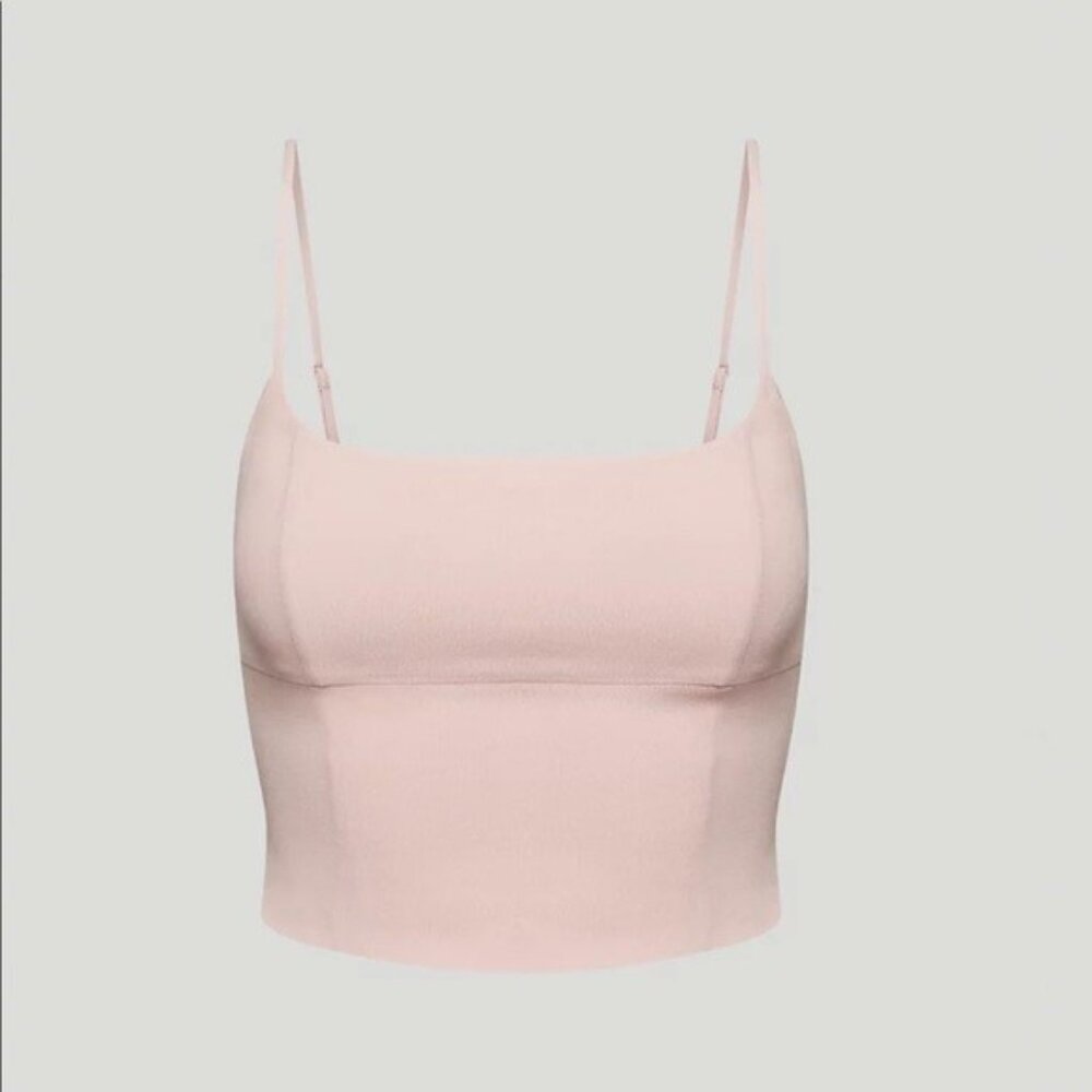 Wilfred Basel Bustier in Poetic Pink | Aritzia/Wilfred